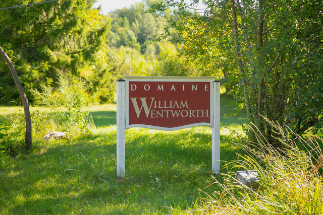 Enseigne du Domaine William Wentworth