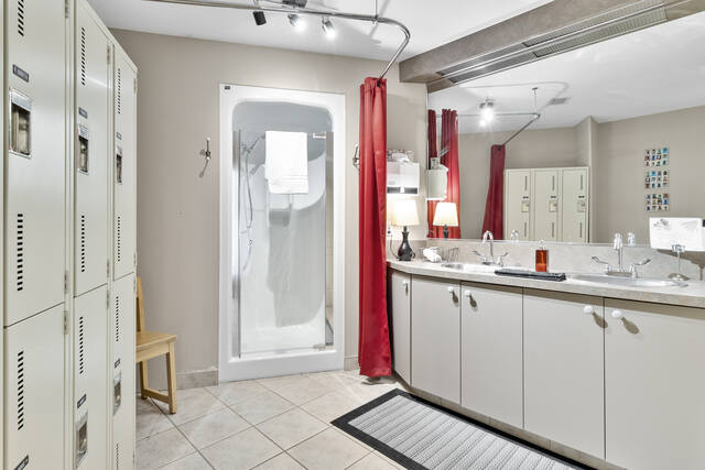 Vestiaires et douches