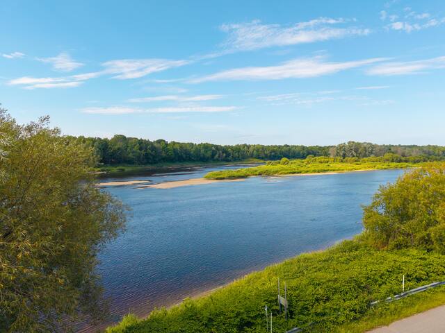 Vue sur la rivière